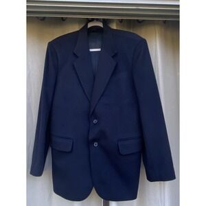 Vintage BODEM Navy Blue Sports Coat Blazer Men's Sz 40R Classic Tailored